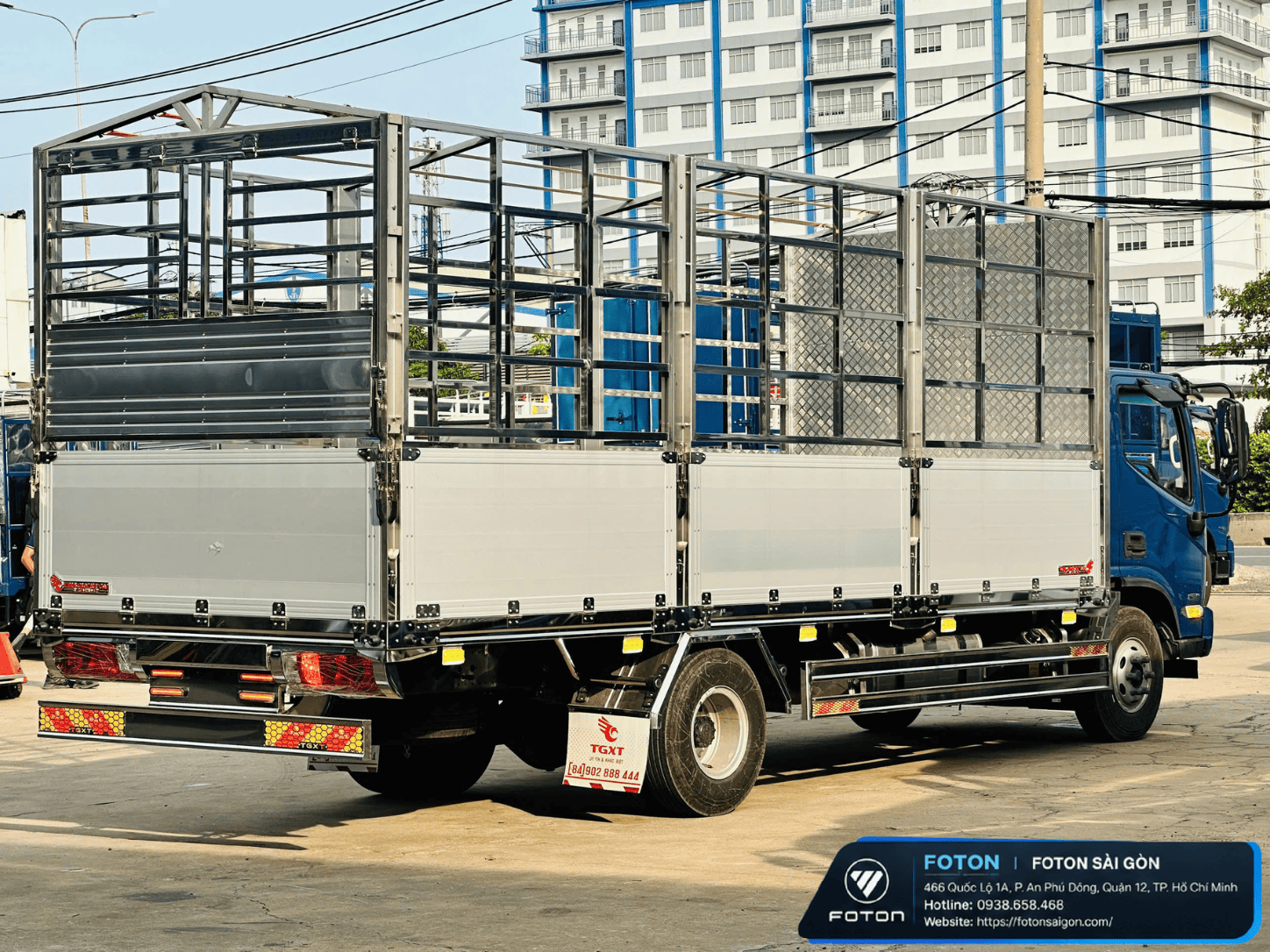Aumark S70 7 Tấn Thùng Mui Bạt Nhôm